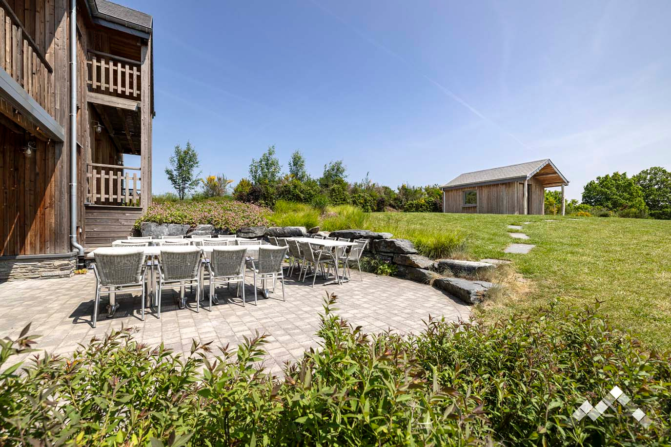 Chalet de luxe à Houffalize pour 24 personnes avec wellness, billard et vue panoramique