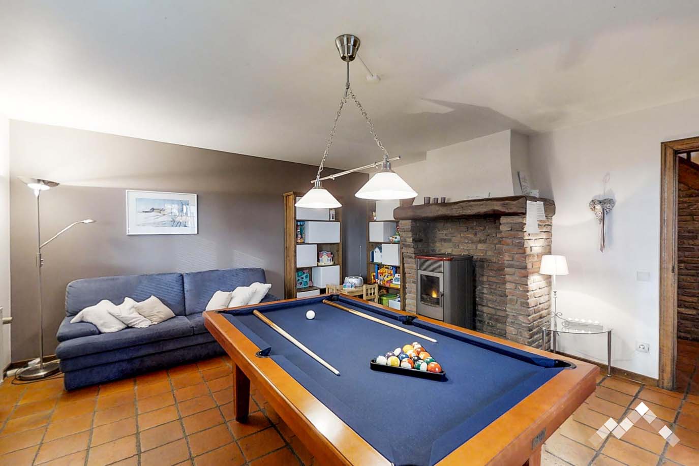 Maison de vacances à Vielsalm pour 9 personnes et 2 chiens avec sauna, billard, salle et module de jeux