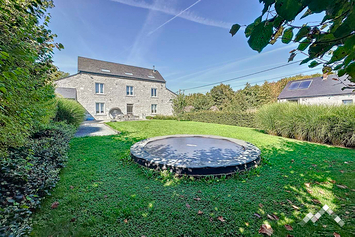 Gîte original à Ciney pour 9 personnes (+1 bébé) et 2 chiens avec sauna, billard, kicker et pétanque
