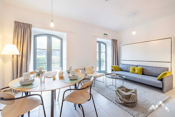 Gelijkvloerse accommodatie in het centrum van Durbuy voor 4 personen en 1 hond