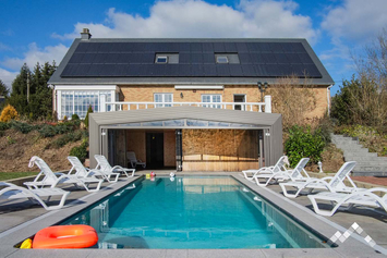 Luxe villa in Durbuy voor 14 personen en 1 hond met zwembad, sauna en panoramisch terras