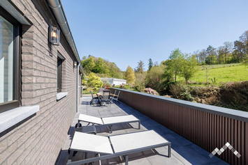 Logement cosy à Ferrières pour 4 personnes avec terrasse, kicker et promenades à proximité