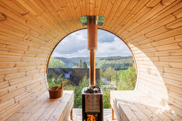 Gîte de charme pour 5 personnes à Vencimont avec sauna et vue panoramique