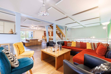 Grand gîte à Malmedy pour 18 personnes avec sauna, billard, kicker, pétanque et beach-volley