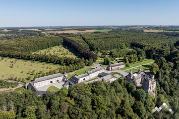 Kasteel in het hart van een domein van 450 ha in Havelange voor 46 personen met biljart, cinema en seminariezaal