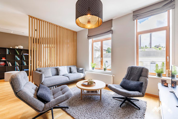 Vakantieverblijf in het hart van de thermale stad Spa voor 6 personen, met balkon en fietsenstalling